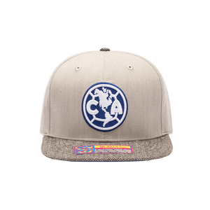 Fran Ink Club America Queens Beige SnapBack Hat - CAM-2093-5489