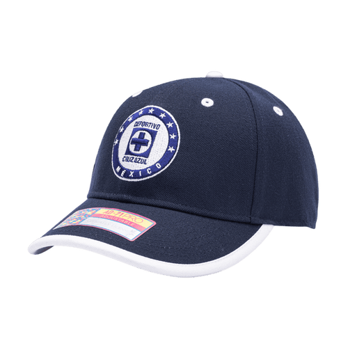 Fan Ink Cruz Azul Tape Adjustable Hat CAZ-2071-3673 NAVY BLUE/WHITE