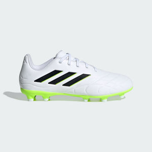 adidas Copa Pure II.3 Firm Ground Juniors Soccer Cleats HQ8989 Cloud White/Black/Lucid Lemon