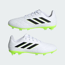 Load image into Gallery viewer, adidas Copa Pure II.3 Firm Ground Juniors Soccer Cleats HQ8989 Cloud White/Black/Lucid Lemon
