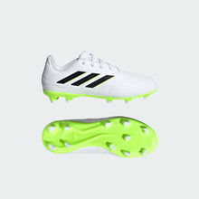 Load image into Gallery viewer, adidas Copa Pure II.3 Firm Ground Juniors Soccer Cleats HQ8989 Cloud White/Black/Lucid Lemon