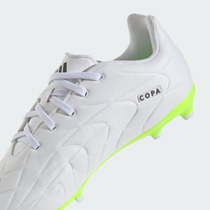 adidas Copa Pure II.3 Firm Ground Juniors Soccer Cleats HQ8989 Cloud White/Black/Lucid Lemon