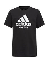 Load image into Gallery viewer, adidas Youth Soccer G Tee HA0920 Black/White
