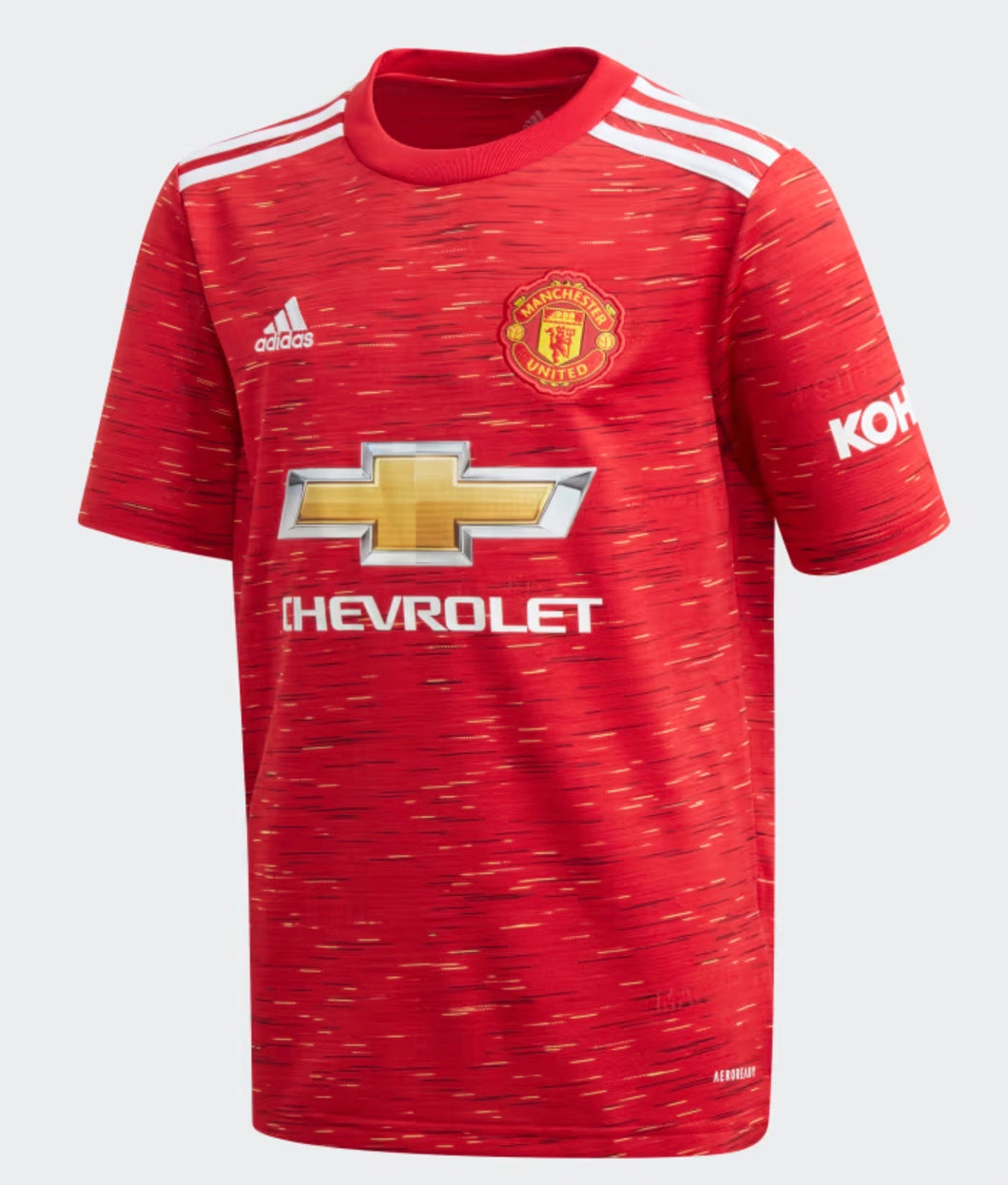 adidas Youth Manchester United Home 20/21 Replica Jersey FM4292 Red