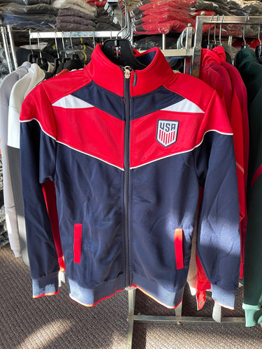 Icon Sport USA Jacket USSF67TJ-N Navy/Red