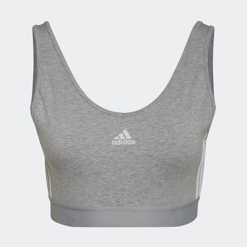adidas Essentials 3-Stripes Crop Top GS1357 Grey