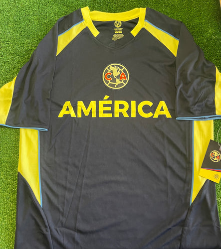 Icon Sports Club America Jersey CA192PF Navy/Yellow
