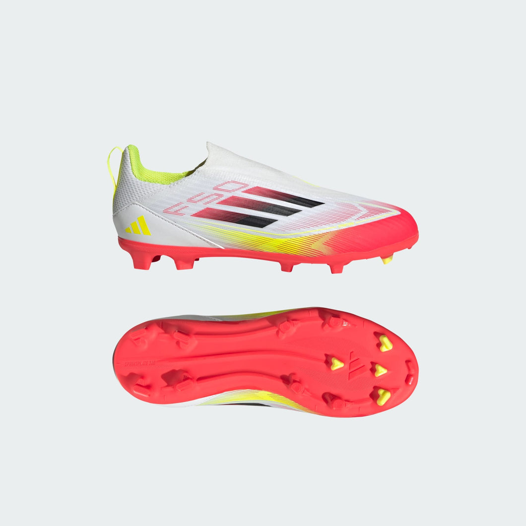 adidas F50 League Laceless FG/MG Junior Soccer Cleats IE3743