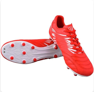 VIZARI Valencia Firm Ground Soccer Shoes -Red/White VZSE93405M