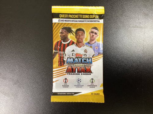 Topps 2024/25 Match Attack trading Cards Pack