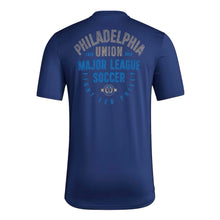 Load image into Gallery viewer, adidas Philadelphia Union Adult Navy Short Sleeve AEROREADY Local Stoic T-Shirt IN8838
