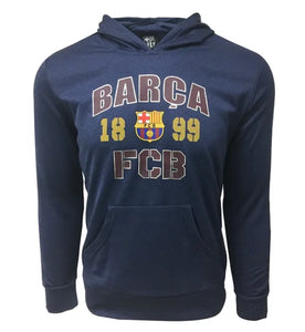 FC Barcelona Official Licensed Youth Hoodie Navy