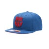 Fan Ink Barcelona 'Crayon'' Adjustable Snapback Soccer Hat/Cap | Blue FCB-2093-5552
