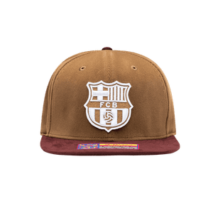 Fan Ink FC Barcelona “Cognac” SnapBack Hat FCB-2093-5611