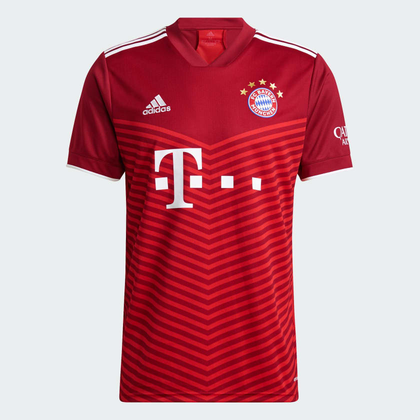 adidas FC Bayern Munich Home Jersey 21/22 GM5313 RED/WHITE