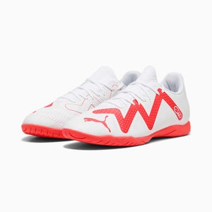 Puma Future Play Indoor Soccer Shoes 107382 01  PUMA WHITE-FIRE ORCHID
