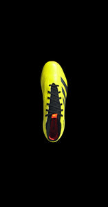 adidas Predator League Sock Firm Ground Adult Soccer Cleat IG7773 Yellow/Black/Solar Red