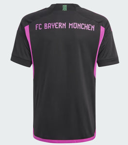 Adidas FC Bayern Munich Away Jersey Youth 23/24 IB1493 BLACK/PURPLE