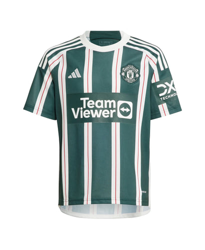 adidas Manchester United Away Jersey Youth 23/24 IA7195 green/white
