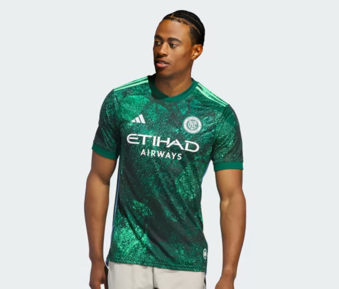 Adidas New York City FC 3rd Adult Jersey HT3232 GREEN