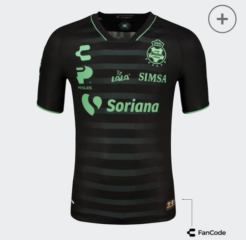 CHARLY Club Santos Laguna Adult Away Jersey 5019668 BLACK/GREEN