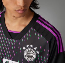 Load image into Gallery viewer, Adidas FC Bayern Munich Away Jersey Adult 23/24 HR3719 BLACK/PURPLE