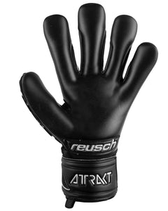 Reusch Attrakt Freegel Infinity Finger Support Goalkeeper Gloves 5370730 7700 BLACK/WHITE