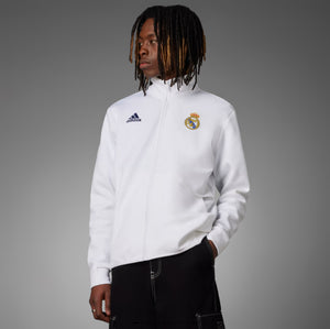 Adidas Real Madrid CF Anthem Jacket HY0643 WHITE