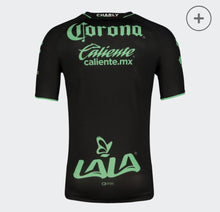 Load image into Gallery viewer, CHARLY Club Santos Laguna Adult Away Jersey 5019668 BLACK/GREEN