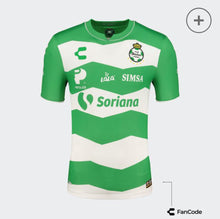 Load image into Gallery viewer, CHARLY Club Santos Laguna Adult Home Jersey 5019664 GREEN/WHITE