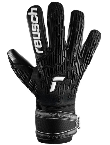 Reusch Attrakt Freegel Infinity Finger Support Goalkeeper Gloves 5370730 7700 BLACK/WHITE