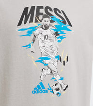 Load image into Gallery viewer, Adidas Youth Messi Graphic Tee HG1984 GREY