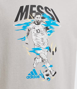 Adidas Youth Messi Graphic Tee HG1984 GREY
