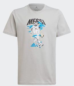 Adidas Youth Messi Graphic Tee HG1984 GREY
