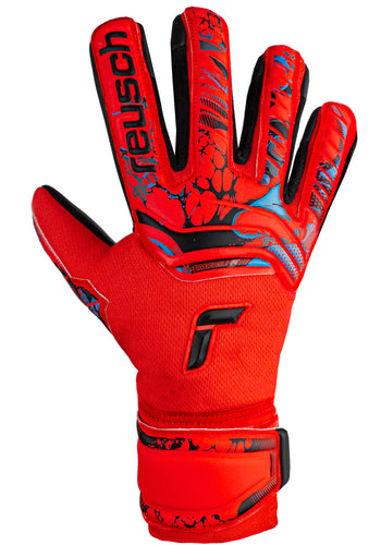 Reusch Attrakt Grip Evolution Finger Support 5370820 3333 RED/BLACK