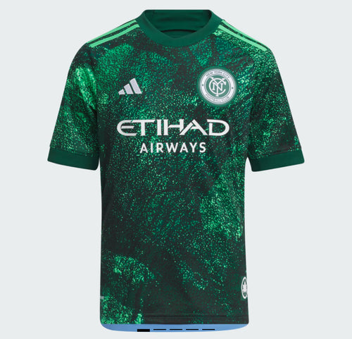 adidas New York City FC 3rd Youth Jersey HZ2025 GREEN