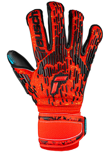 Reusch Attrakt Freegel Gold Evolution Cut Goalkeeper Gloves 5370135 3333 RED/BLACK
