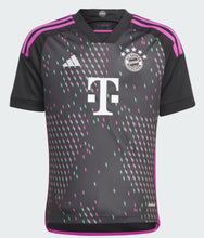 Load image into Gallery viewer, Adidas FC Bayern Munich Away Jersey Youth 23/24 IB1493 BLACK/PURPLE