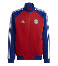 Load image into Gallery viewer, adidas FC Bayern Munich 21/22 Anthem Jacket H67174 RED/BLUE