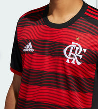 Load image into Gallery viewer, adidas CR Flamengo Adult Home Jersey 2022 H18340 - RED/BLACK