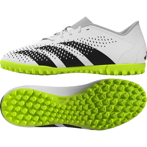 adidas Predator Accuracy.4 Turf Soccer Shoes GY9995 Cloud White/Black/Lucid Lemon