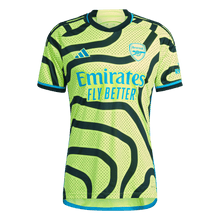 Load image into Gallery viewer, adidas Arsenal FC Away Jersey Adult 23/24 HR6927 NEON/BLACK/BLUE
