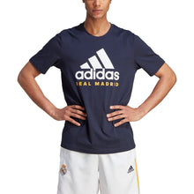 Load image into Gallery viewer, Adidas Real Madrid CF DNA Graphic Tee HY0613 NAVY/WHITE/GOLD