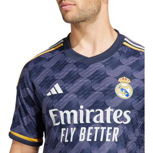 adidas Real Madrid CF Away Authentic Jersey 2023/24 IA5138  Legend Ink/Yellow