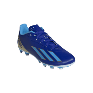 adidas X Crazyfast Messi Club Junior Soccer Cleats ID0720 Lucid Blue/Blue Burst/Cloud White