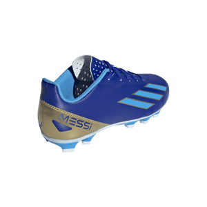 adidas X Crazyfast Messi Club Junior Soccer Cleats ID0720 Lucid Blue/Blue Burst/Cloud White