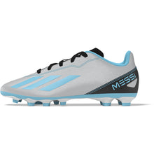 Load image into Gallery viewer, adidas X CrazyFast Messi.4 Flexible Juniors Soccer Cleats IE4071 Silver/Blue/Black