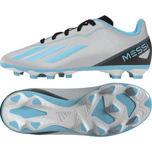 Load image into Gallery viewer, adidas X CrazyFast Messi.4 Flexible Juniors Soccer Cleats IE4071 Silver/Blue/Black