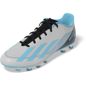 adidas X CrazyFast Messi.4 Flexible Soccer Cleats IE4072 Silver/Blue/Black