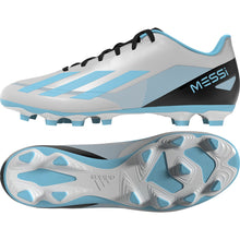Load image into Gallery viewer, adidas X CrazyFast Messi.4 Flexible Soccer Cleats IE4072 Silver/Blue/Black